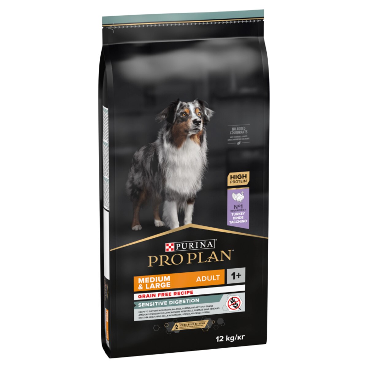 Pro Plan Grain Free Sensitive Digestion Turkey Dry Dog Food - 12kg_2